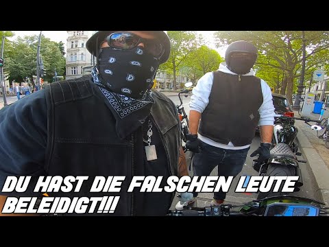 HARLEY FAHRER ziehen mich aus dem VERKEHR und machen STRESS