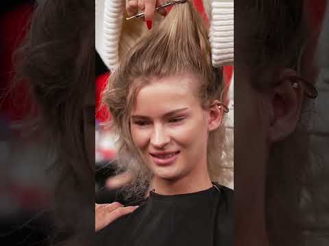 Finally, she was happy ? i dont know #worldnewhair #hairstyle #hairtutorial #wigtutorial#shorts #fyp