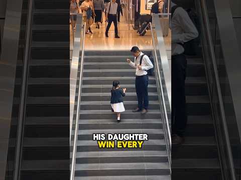 A heartwarming moment between a father and his daughter