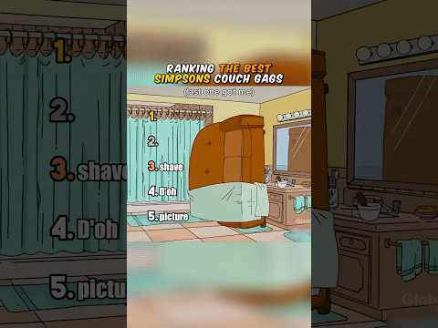 Ranking The Best Simpsons COUCH GAGS! 😂 (pt. 4)