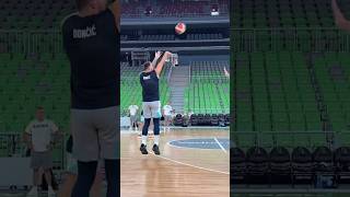 Luka Doncic looks READY for some Euro Basketball with Slovenia 🏀