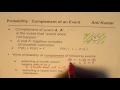 Probability and Complementary Events