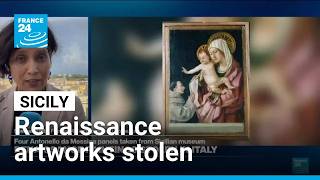 YouTube video thumbnail: Italy: Four Renaissance Artworks Stolen From Messina Museum in Sicily