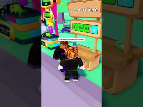 Donate 5 Robux, Get 1,000 Robux Back #roblox #shorts
