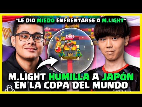 "Le Tiene MIEDO a M.Light..." EL MEJOR del MUNDO HUMILLA a JAPÓN en la COPA del MUNDO Clash Royale