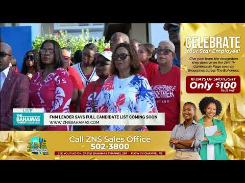 YouTube video thumbnail: FNM Leader Says Full Candidate List Coming Soon