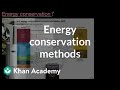 Energy Conservation and Consumption Concepts