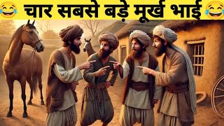चार बेवकूफ भाइयों की कहानी || MOTIVATIONAL STORY IN HINDI