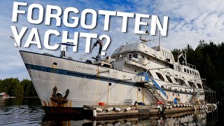 Remote British Columbia Coastline, A Train of History and Relics from the Past.