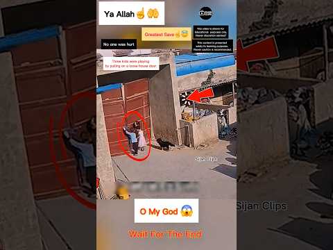 Danger of Loose Doors⚠️ Greatest Save☝️😇 #shorts #youtubeshorts #shortvideo #status #foryou #viral