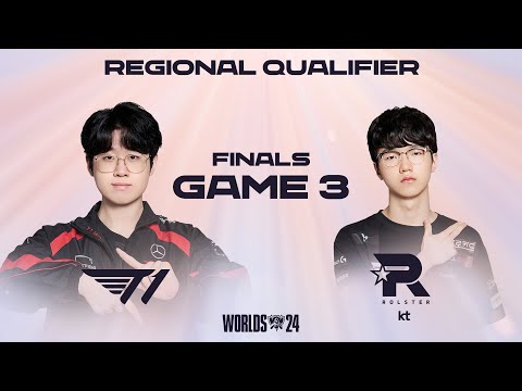 T1 vs KT Game 3 Highlights | 09.14 | Worlds 2024 LCK Regional Qualifier Finals