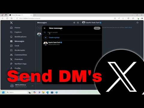 How To Send DM Message To A Page On Twitter (X) [Guide]