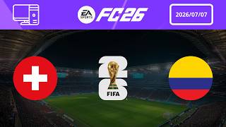 Switzerland vs Colombia | 2026 FIFA World Cup | Round of 16 | Match Prediction