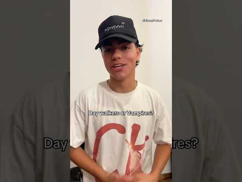 Which one r u choosing: Day Walkers or Vampires 🤍🧛 #zombies #disney #malachibarton #freyaskye #fyp