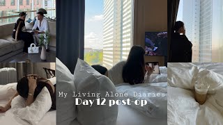 My Living Alone Diaries | Day In My Life in Germany, Day 12 post-op 🩹