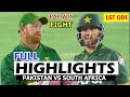 PAKISTAN VS SOUTH AFRICA  FULL HIGHLIGHTS  1ST ODI MATCH 2024  PAK VS SA