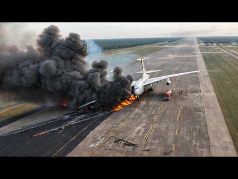 DEATH FROM ABOVE! Airstrikes Destroyed Iran Airport and Its Planes in one night