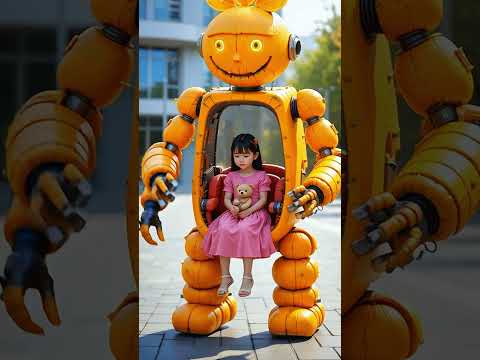 Chintu operated the apple robot #applerobot #robot #viralvideo