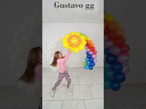 🌞 Balloon decoration ideas 🤩 birthday decoration ideas at home - baloon - cartoon - tiktok