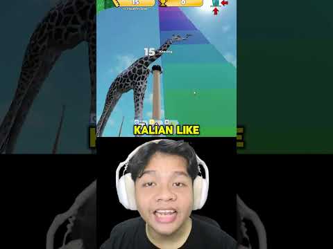 Leher Tambah Panjang Tiap Detik di Roblox #roblox