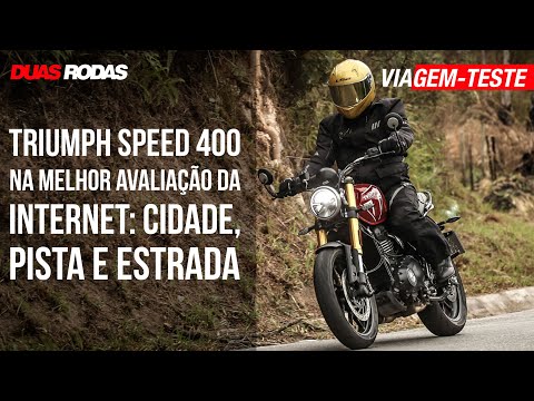 MELHOR TESTE DA INTERNET: ROTEIRO E AVALIAÇÃO DA TRIUMPH SPEED 400 PARA SABER SE VALE A PENA COMPRAR