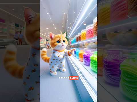 Cute cat wants slime #nekofriends #catlovers #catshorts #catvideos #funnycats #cutecat