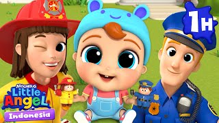 Jadi Polisi atau Pemadam Kebakaran ya? | Little Angel | Lagu Anak Favorit | Nursery Rhymes Indonesia