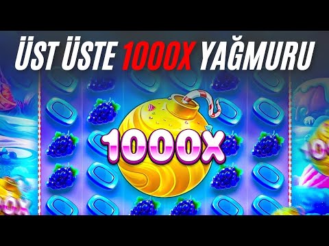 SWEET BONANZA 1000 🍭 BONANZA DA ÜST ÜSTE 1000X YAĞMURU !! #slotoyunları