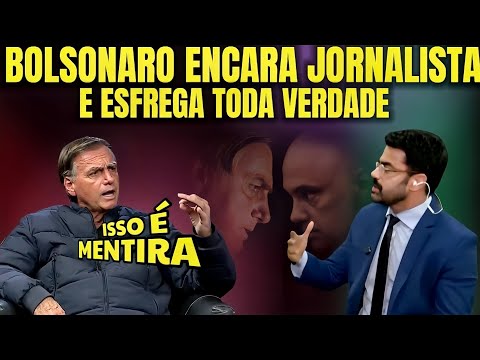 Bolsonaro ENCARA JORNALISTA E ABRE O JOGO SOBRE OPERAÇÃO DA POLÍCIA FEDERAL