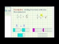 Adding Fractions with Like Denominators