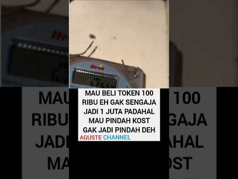 Mau beli token 100 ribu eh kebeli 1 juta