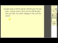 Geometry and Algebra Word Problems