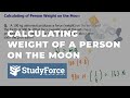 Calculating Weight on the Moon
