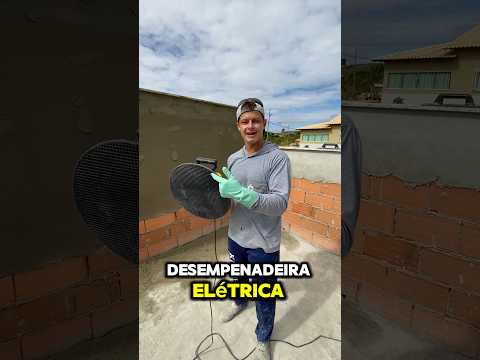 Desempenadeira elétrica. #obra #pedreiros #pedreiro #dicas #dica #ferramentas #construção