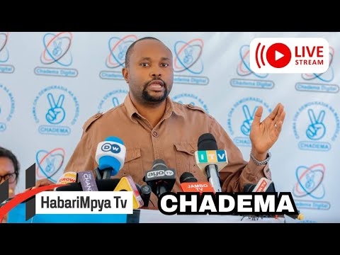 #LIVE: CHADEMA WATOA TAMKO ZIOTO MUDA HUU, MNYIKA AKIWASHA