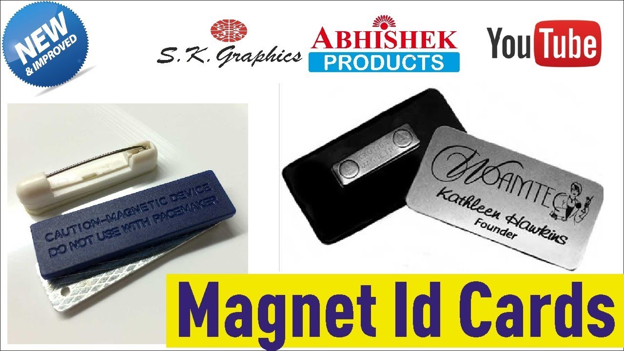 Name Id Cards Badges Abhishek Products By S.K. Graphics