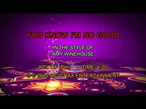 Amy Winehouse – You Know I’m No Good (Backing Track)