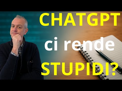ChatGPT fa BENE o MALE al nostro cervello?