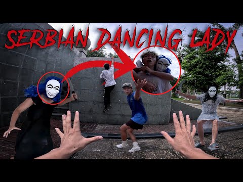 ESCAPING SERBIAN DANCING LADY REAL LIFE ( Best of Compilation Season 2 ) Horror Parkour Pov | 3RUN