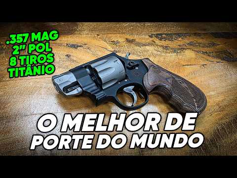 O MELHOR REVÓLVER DE PORTE DO MUNDO! 8 Tiros, 2" em .357 Magnum! Smith & Wesson 327