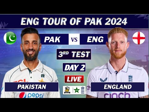 PAKISTAN vs ENGLAND 3rd TEST LIVE SCORES  | PAK vs ENG TEST MATCH LIVE | ENG BAT