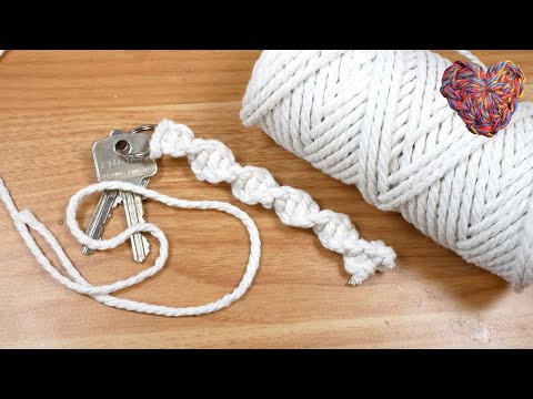 Makramee Schlüsselanhänger | Sommer DIY Idee | Handarbeit im Sommer