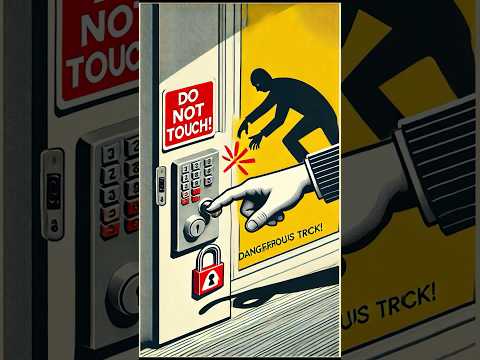 If You See Paper on Your Door Lock, DO NOT TOUCH! 🚨 #shorts