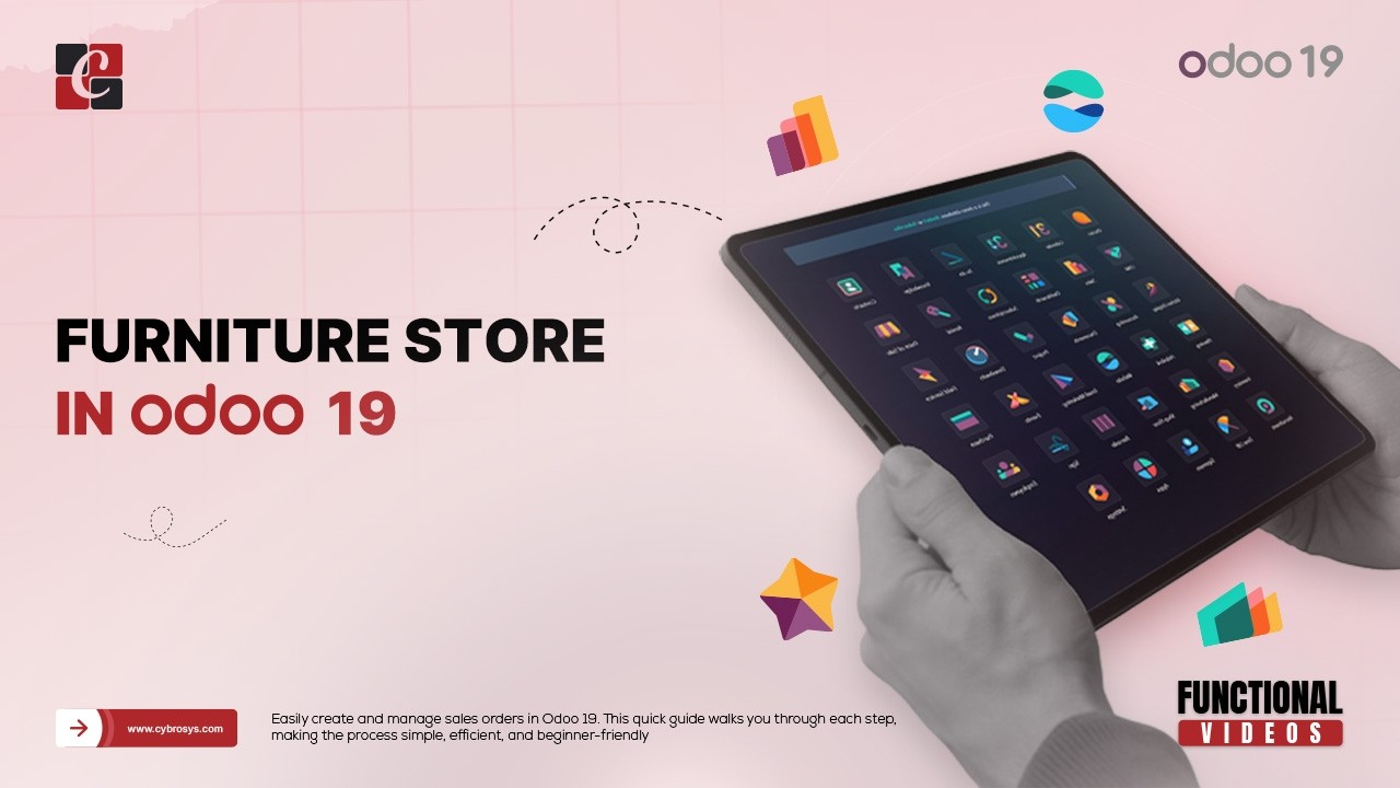 How to Manage a Furniture Store in Odoo: Complete Step-by-Step Guide |  Odoo 19 Functional Tutorials | 16.04.2026

Learn how to efficiently manage your furniture store using Odoo ERP! In this video, we walk you through everything you need to ...