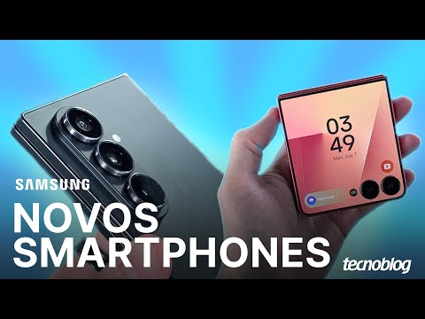 NOVOS Samsung Galaxy Z Fold 7 e Z Flip 7 em mãos! O que há de novo?