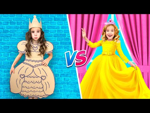 Princesa Pobre vs Rica vs Giga Rica en el Baile Real