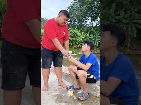 Brother’s Double Trouble Challenge 😂🍜