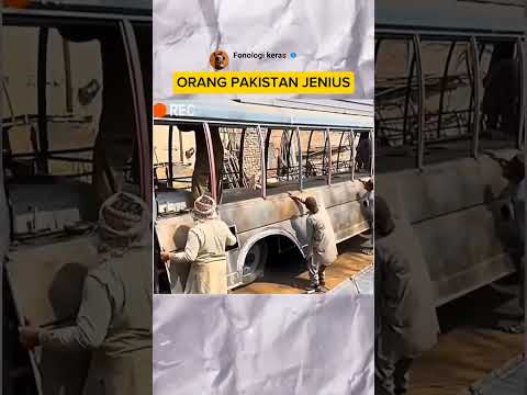 mengubah besi tua menjadi bus fantasi #amazingviralvideo #faktaunik #facts