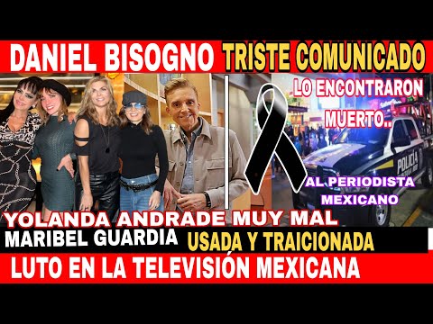 ✝️MUERE EL QUERIDO PERIODISTA MEXICANO/ DANIEL BISOGNO TRISTE INFORMACIÓN/ IMELDA NEGOCIOS TURBIOS