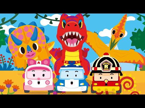 World Dinosaur Day│POLI 1 Hour Playlist│Dinosaur Song for Kids│Robocar POLI - Nursery Rhymes